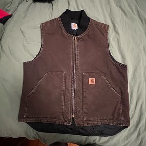 Carhartt Men’s Vest in brown US Size M/L Vintage Discontinued color-way